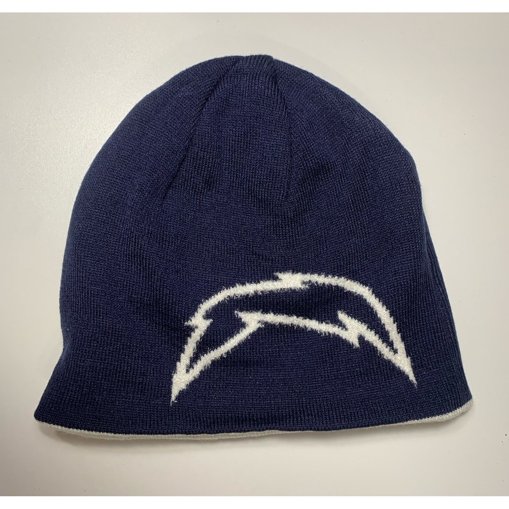 San Diego LA Chargers Beanie Reebok Vintage Reversible Winter Sports Hat OS NWT